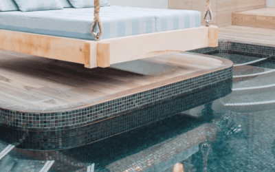 Special Swimming Pool Tiles used at Mere Golf and Spa Hotel