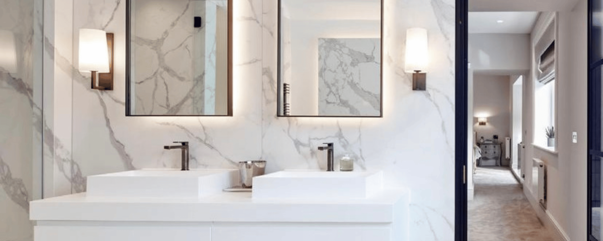 backerboard white bathroom