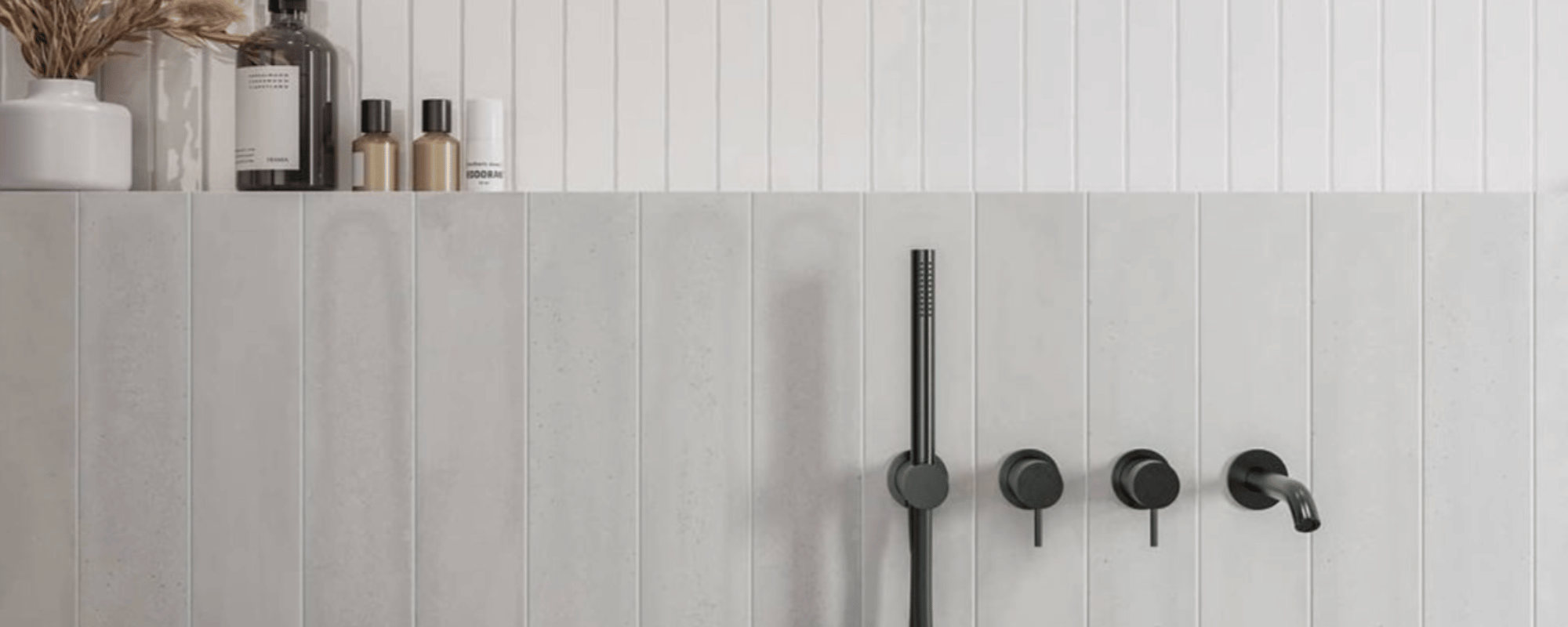 whit tiles on wall