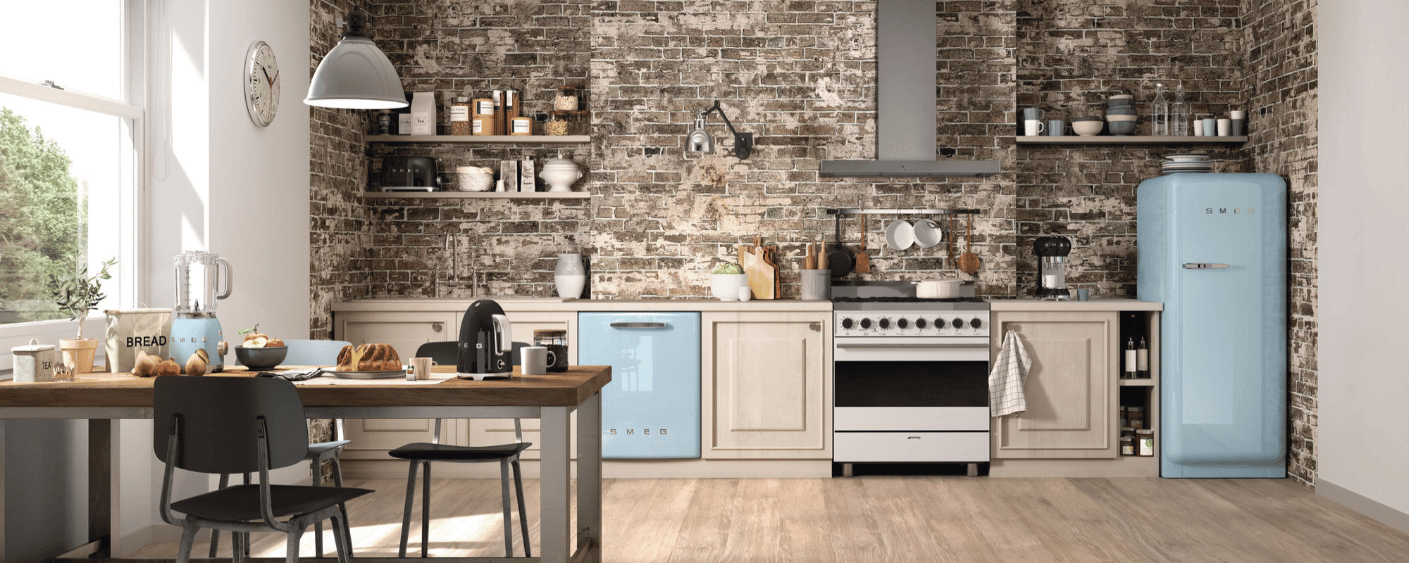 kitchen with underfloor heating