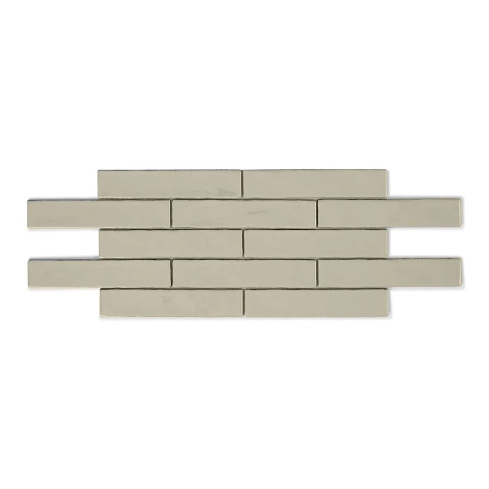 Beige metro wall tiles