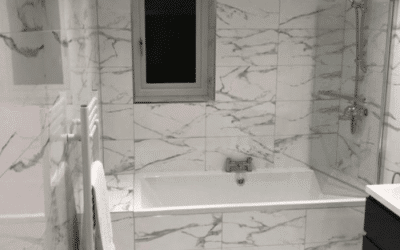 The Kirby’s Marble Bathroom Tiles Project