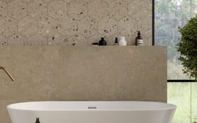 What should I consider when choosing bathroom tiles?