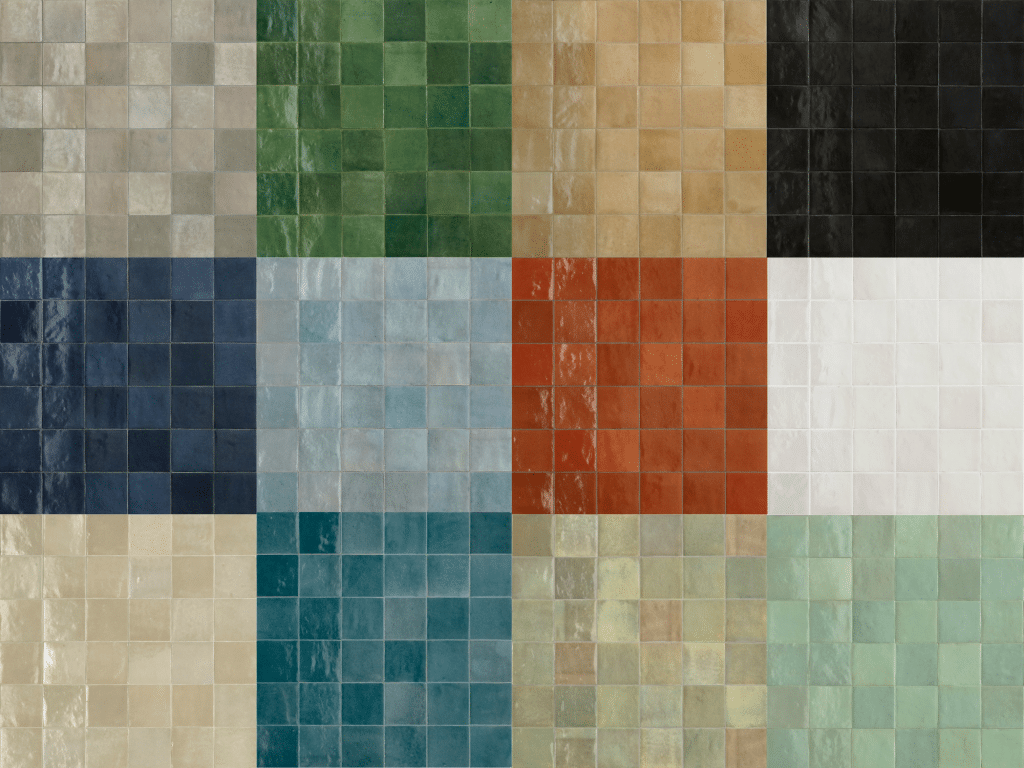 Zellige tile colours