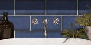 Ragley Bahia Blue bathroom tiles