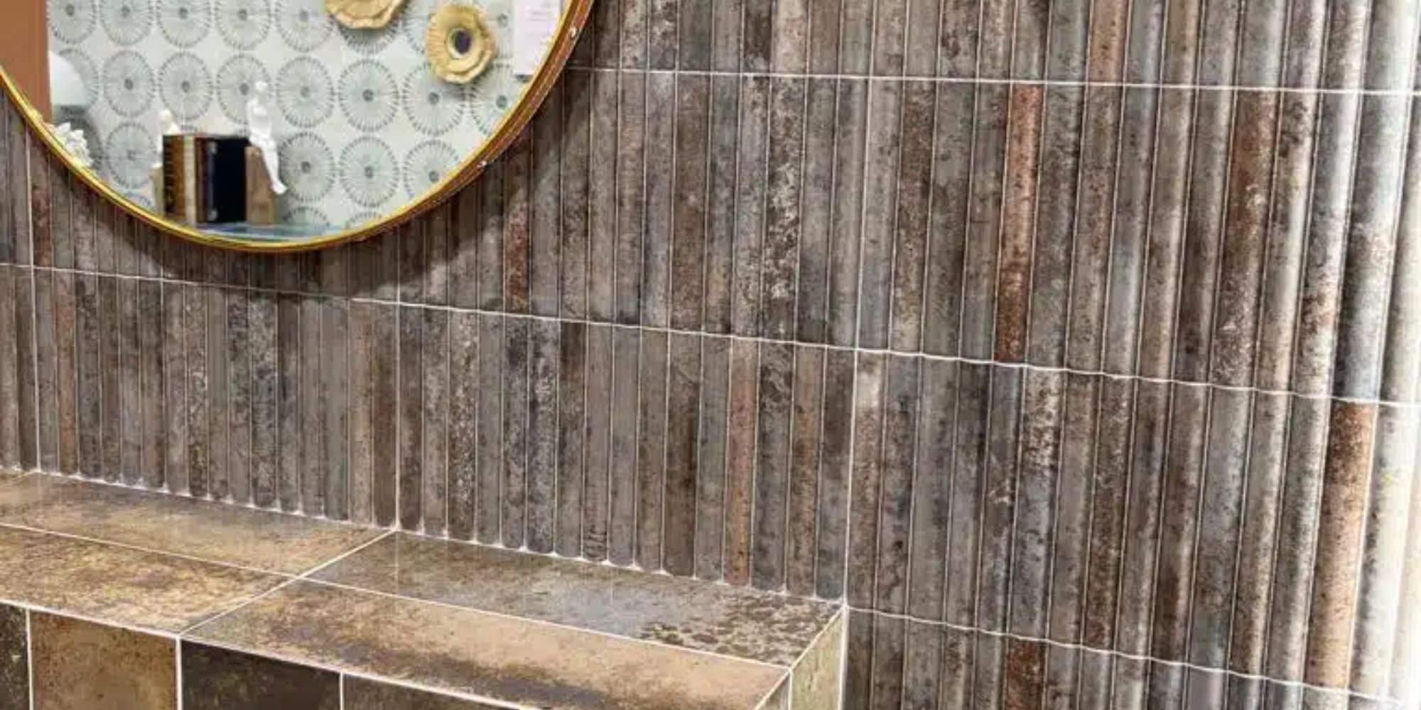 Tile trends 2024 - Kit Kat bathroom Wall Tiles