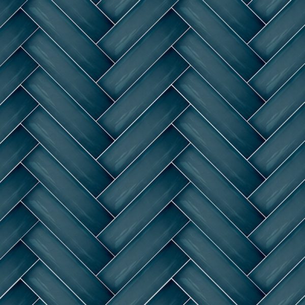 Cowdray Ionian Blue Wall Tile - Image 3