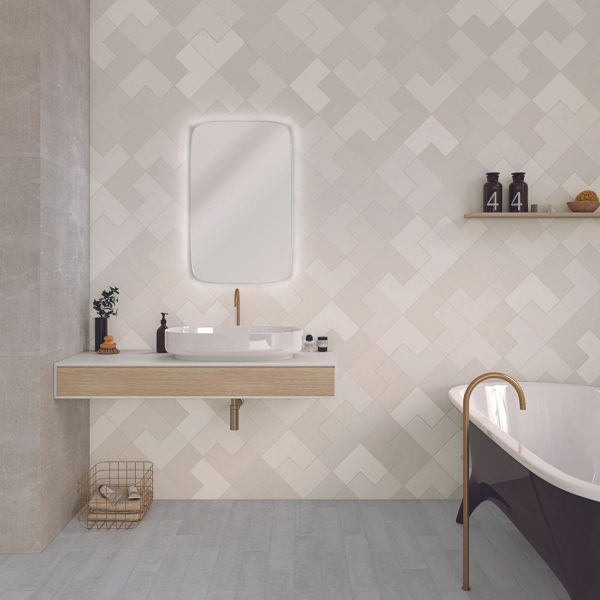 Elle Floor White Tile