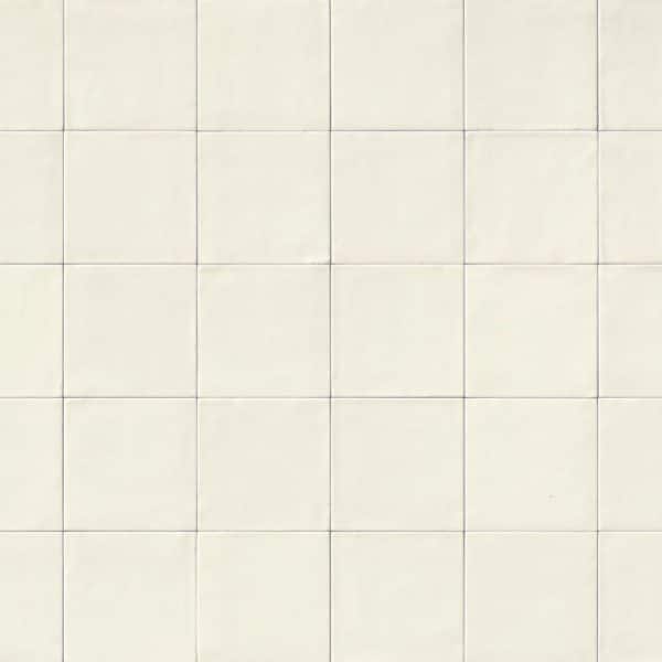 Folium Bianco white tile