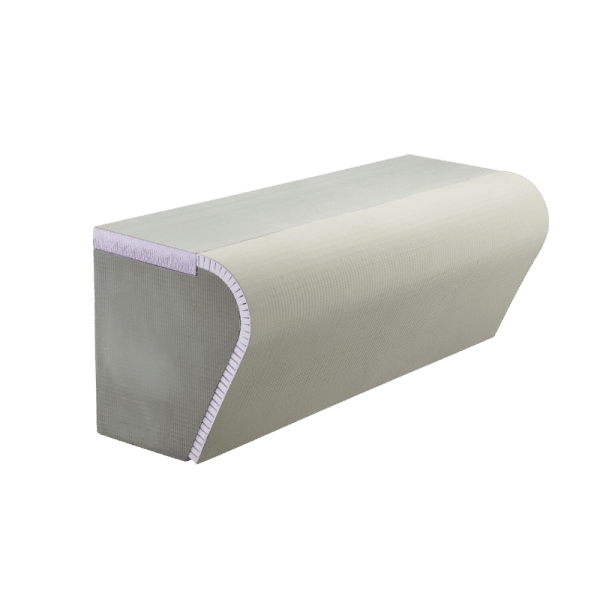 Steam/Wetroom Bench Curved Edge