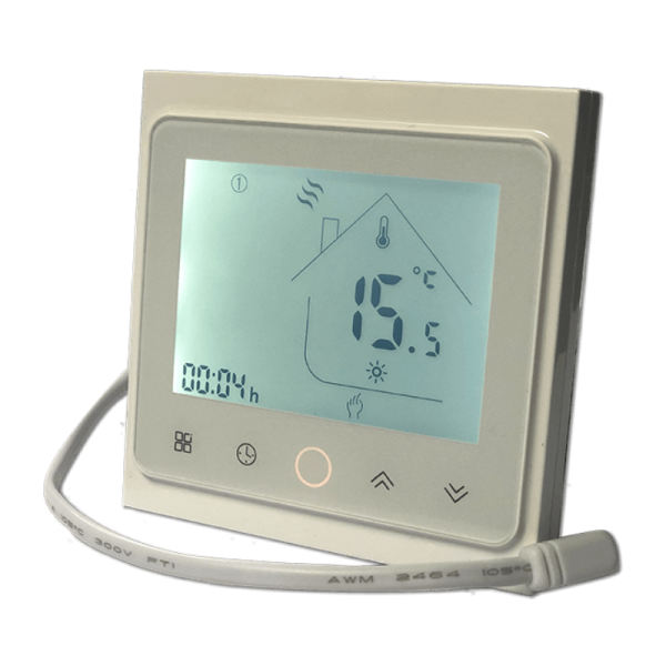 Warmtoes Touchscreen Programmable Thermostat White