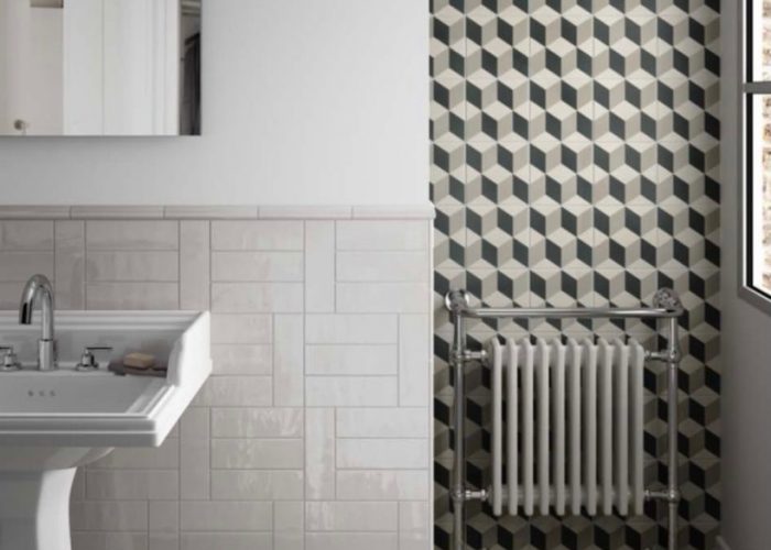 graphic patterned tiles